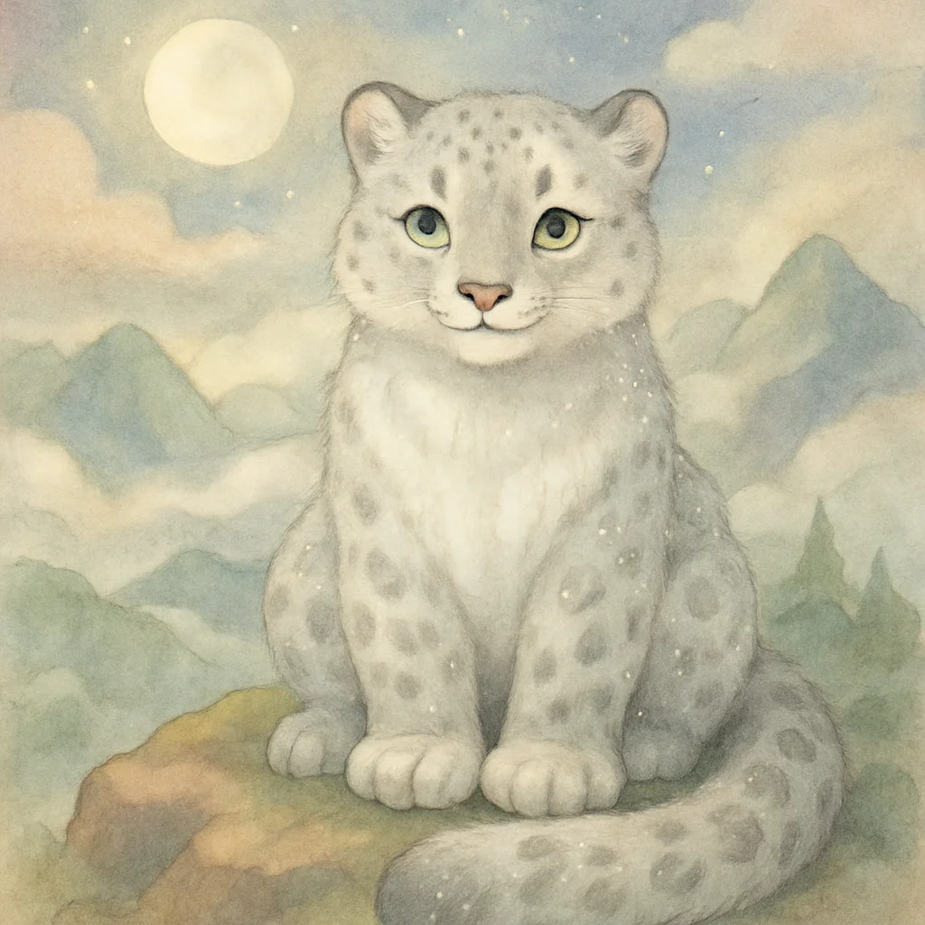 Nimbus, the Fairytale Snow Leopard