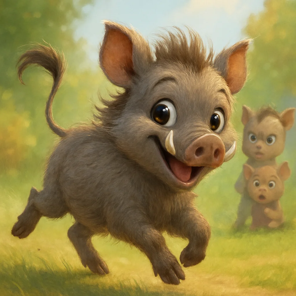 Rufus the Speedy Warthog